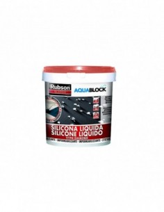 Silicona líquida Rubson Aquablock teja 5 kg