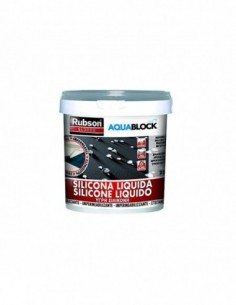 Silicona líquida Rubson Aquablock gris 5 kg