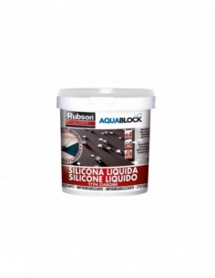 Silicona líquida Rubson Aquablock blanco 5 kg