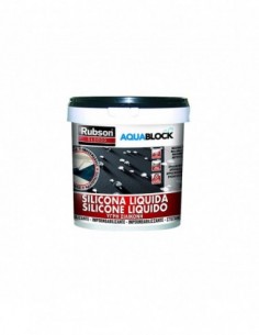 Silicona líquida Rubson Aquablock negro 25 kg