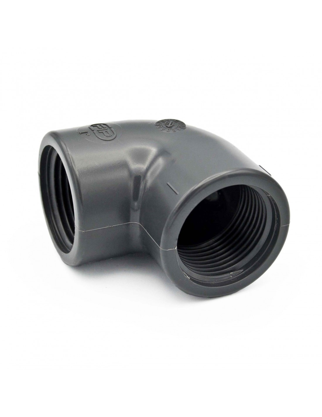 Codo 90º rosca hembra PVC PN16 20 mm