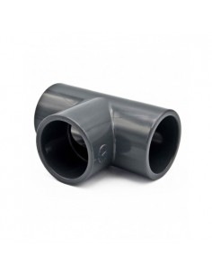 TE 90º PVC ENCOLAR PN16 90 MM