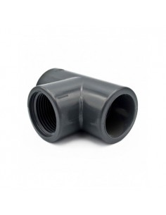 TE 90º PVC MIXTA PN16 63X2"