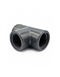 TE 90º PVC ROSCADA PN16 1/2"