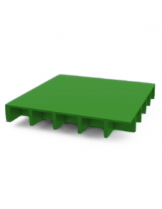 Rejilla ciega PRFV verde con sílice ISO 30 2