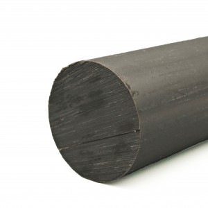 Barra maciza PVC gris