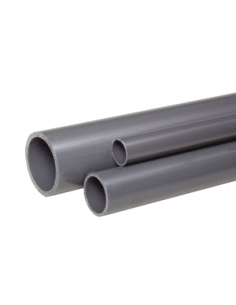 Tubería PVC gris PN10