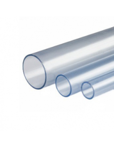 Tubería PVC Glas PN10 transparente